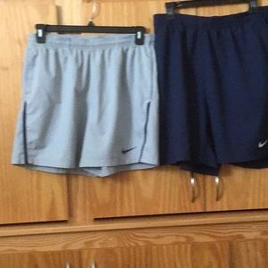 Two xl Nike dri-fit tennis shorts